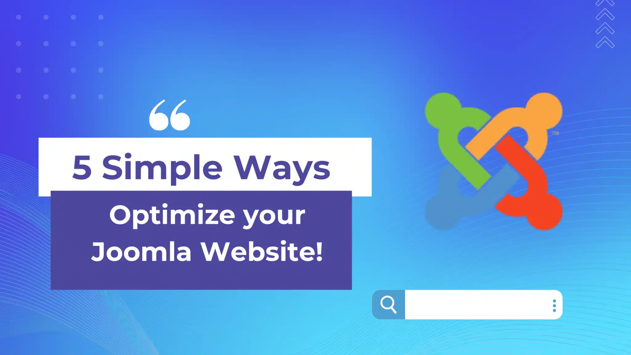 Web Design - 5 Ways To Optimize Your Joomla Website - Joomla 2022