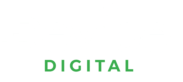 Revibe logo white & Green