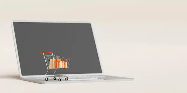 Web Design - Shopping Online Concept Shopping Bag Gift Box Shopping Cart Laptop 3D Illustration 68971 1463 - Joomla 2022